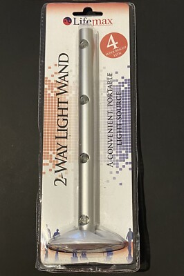 Lifemax 2-Wege Lichtstab - superhelle LED Taschenlampe Lampe tragbare magnetische Befestigung