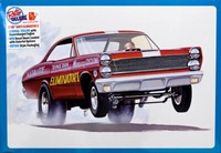 1967 Mercury Cyclone Eliminator Ii Funny Car Dyno Don 1:25 Amt Model Kit AMT1151