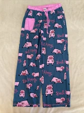 Lazy one pajama small pants women’s bed hog pig pink