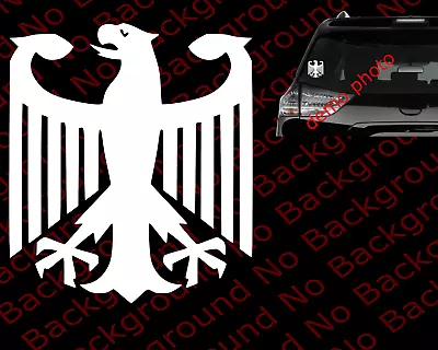 Mighty GERMAN EAGLE FLAG Vinyl Decal DIE CUT for Phone/Car/Truck/Window AM001