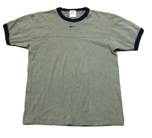Vintage 90s Ringer Tee White Tag USA 