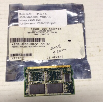 Fanuc,A20B-3900-0074,Modules 4MB FROM USED from Upgrade Project