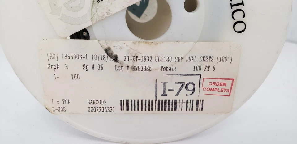 Fio de conexão BELDEN 83027-008100 CINZA, 100 PÉS, 20AWG, REVESTIDO DE PRATA, NOVO NA CAIXA - Imagem 4 de 4