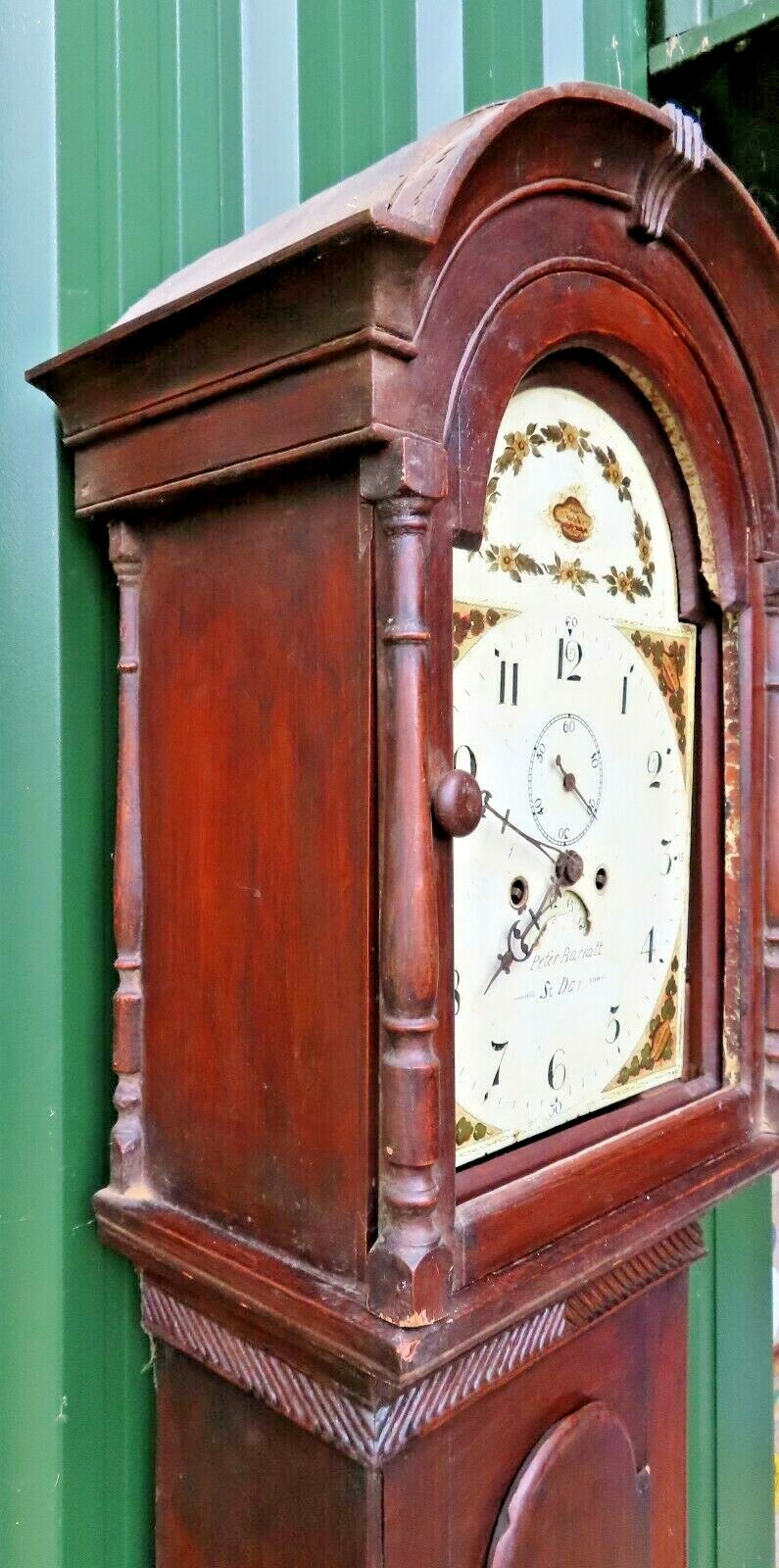 8 Day Grandfather Clock by Peter Barratt of St Day, Cornwall. eBay