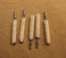 Lot of 5 cotton bore cleaning mops 223 22 5.56 rifle 8-32 threaded Ships Free