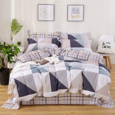 3D Dreieck Einfach NAM92705 Bett Kissenbezüge Decke Bettdecke Abdeckung Set Fay