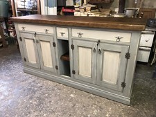 CREDENZA BANCONE CUCINA  RIPRODUZIONE SU MISURA   PENISOLA PIANO DA LAVORO