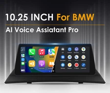 Android13 Idrive Car GPS Nav Carplay 10.25" Wifi Stereo For BMW X3 E83 2004-2010