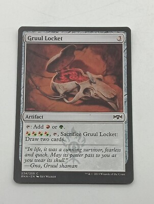 Magic the Gathering Einzelkarte Gruul Locket bespielt