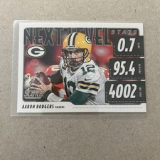 🟡2020 Score Aaron Rodgers #NLS-AR Next Level Stats Green Bay Packers Card
