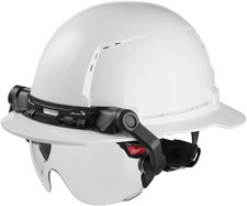 Milwaukee 48-73-1410 Clear Dual Coat Lens Eye Visor, Black/White