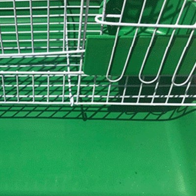 Draht rechteckiger kleiner Käfig für kleine Vögel und Kanarienvögel Rekord ausgestattet Vogel   