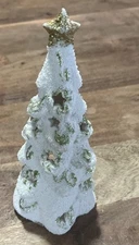 Yankee Candle Lantern Christmas Tree Tea Light Holder 8"