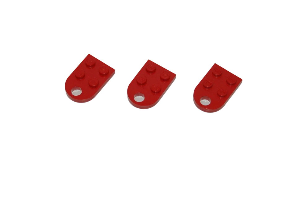 3 Lego® Eisenbahn 9V RC TRAIN Halterung für Magnet 2x2 in ROT ZUG - Bild 1 von 1