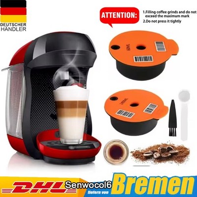 Nachfüllbar Kaffee Kapseln Pods Wiederverwendbar Für Bosch Tassimo Maschine 