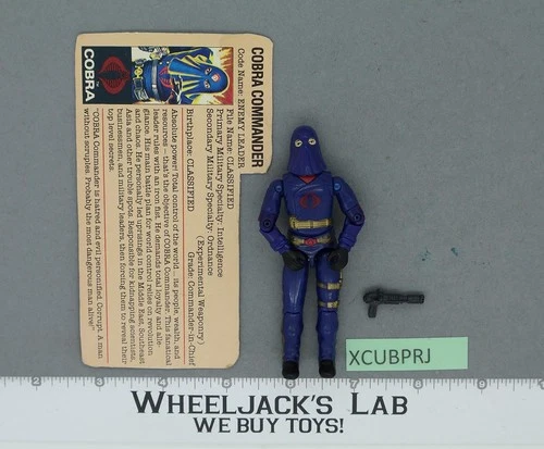 Cobra Commander V2 MAIL AWAY 100% Complete G.I. Joe 1984 Hasbro Vintage Figure