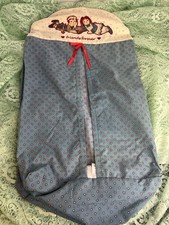 Vintage Raggedy Ann Baby Nursery Hanging Diaper Storage Stacker Holder Organizer