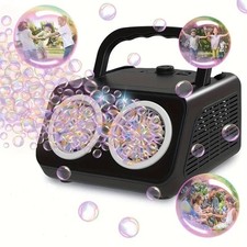 Automatic Bubble Machine Upgrade Bubble Blower, Perfect for Toddlers, Parties