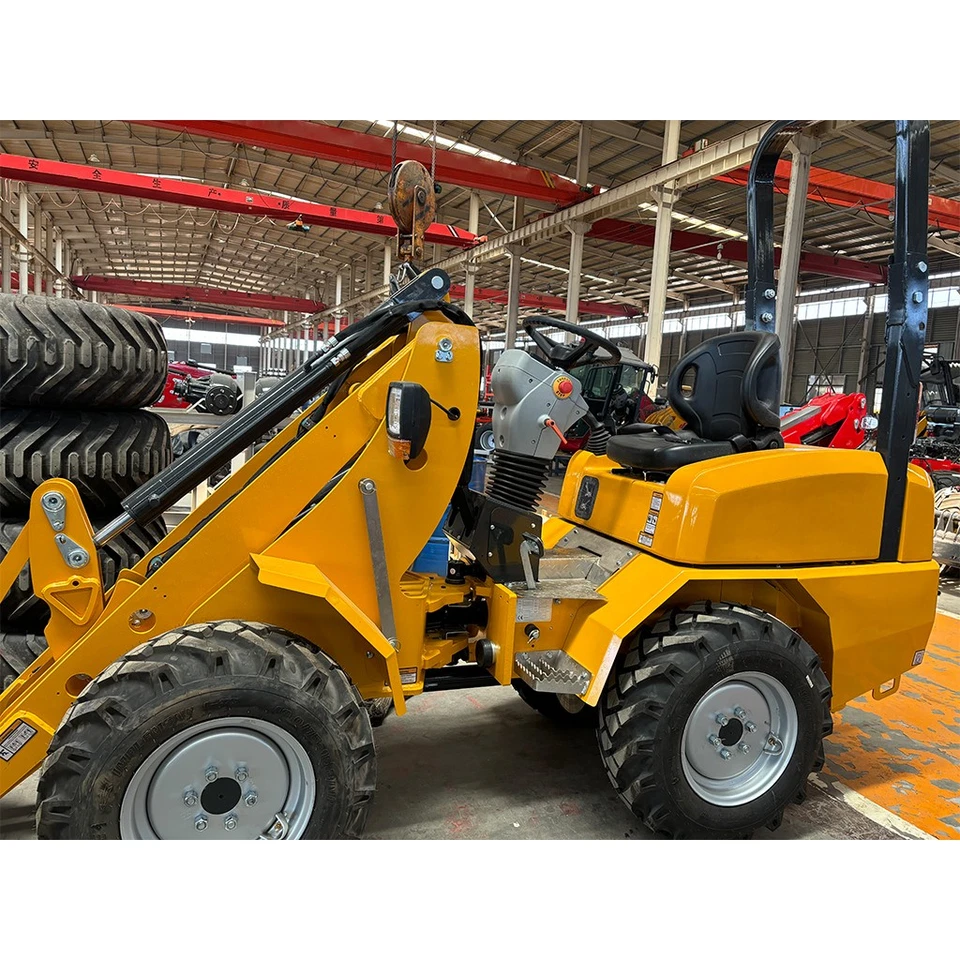 2 Ton EPA Kubota D1703 24HP Diesel Wheeled Loader With Pallet Fork Bucket IN USA - Image 4 of 4