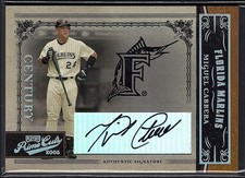 2005 Donruss Playoff Prime Cuts Miguel Cabrera Auto 8/25 #21