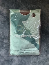 Vintage Silkies MF Control Top Pantyhose Black Dark Brown X Tall NOS Sealed Y2K