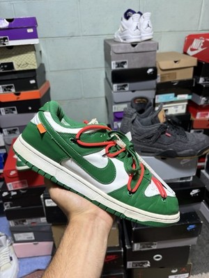 Nike Dunk Low Off-White Pine Green White/Green Size 11.5 CT0856-100 