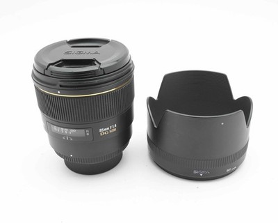 Sigma 85mm f/1.4 HSM EX DG Lens for Nikon AF Mount FX (#20957)