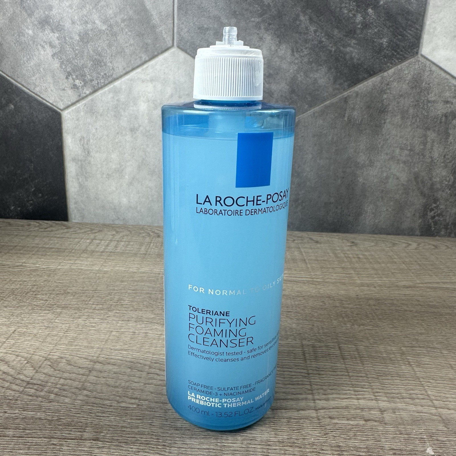 La Roche Posay Toleriane Purifying Foaming Facial Cleanser 13.5 fl oz No Pump
