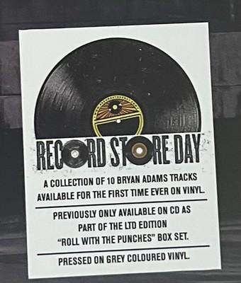 BRYAN ADAMS TOUGH TOWN LP RSD 2026 RECORD STORE DAY GREY VINYL LP