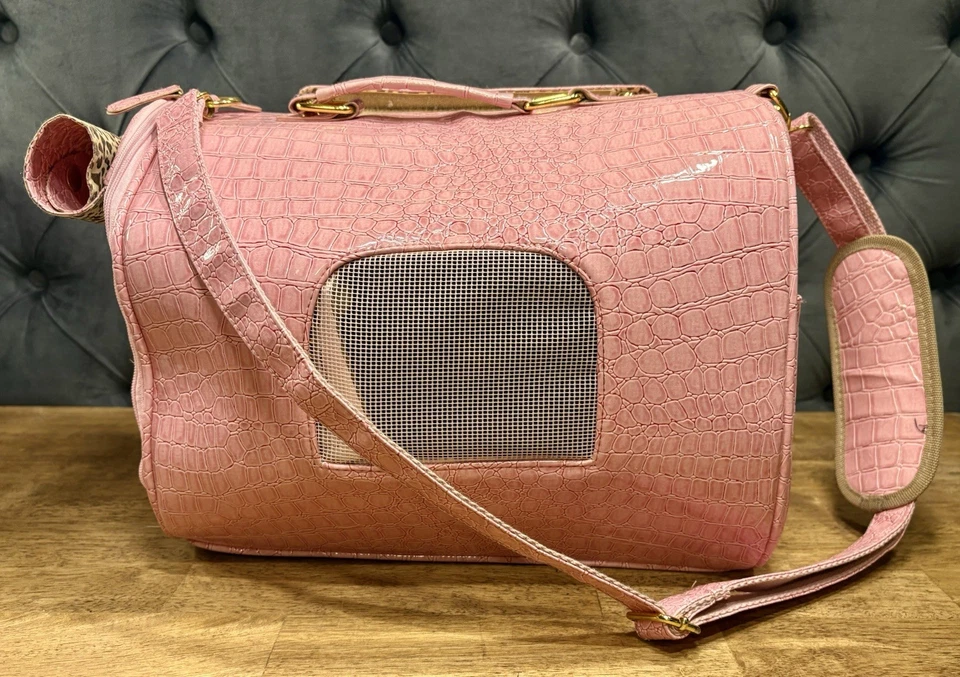 Bolso de viaje cómodo bolso de viaje de lujo para perros gatos Foto 4 de 4