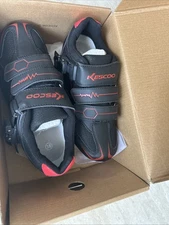 KESCOO Unisex Cycling Shoes Size 38 Compatible w/ Pelaton Indoor Road Bike Shoes