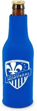 Montreal Impact 12oz Bottle Zipper Beverage Insulator Neoprene Holder Cooler...