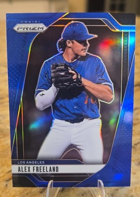 2025 Prizm - Alex Freeland, Alex Freeland #22 Blue Prizm /199 (RC) Color Match