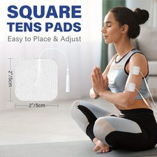 20 Pairs New Electrode Pads - Reusable, Self-Adhesive for Body Health Care 40Pcs