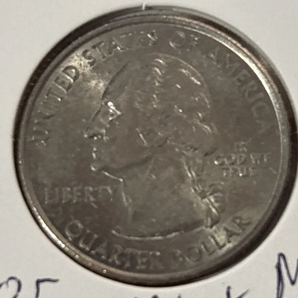 2000  QUARTER  NEW HAMPSHIRE  NO MINT MARK .MINT ERROR  COIN - Image 2 of 4