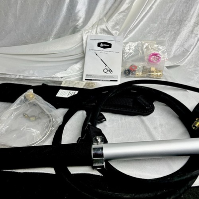 #ad 24 FT Telescoping Pressure Washer Wand 4000PSI with 5 Spray Nozzle Tips Portable $68.00