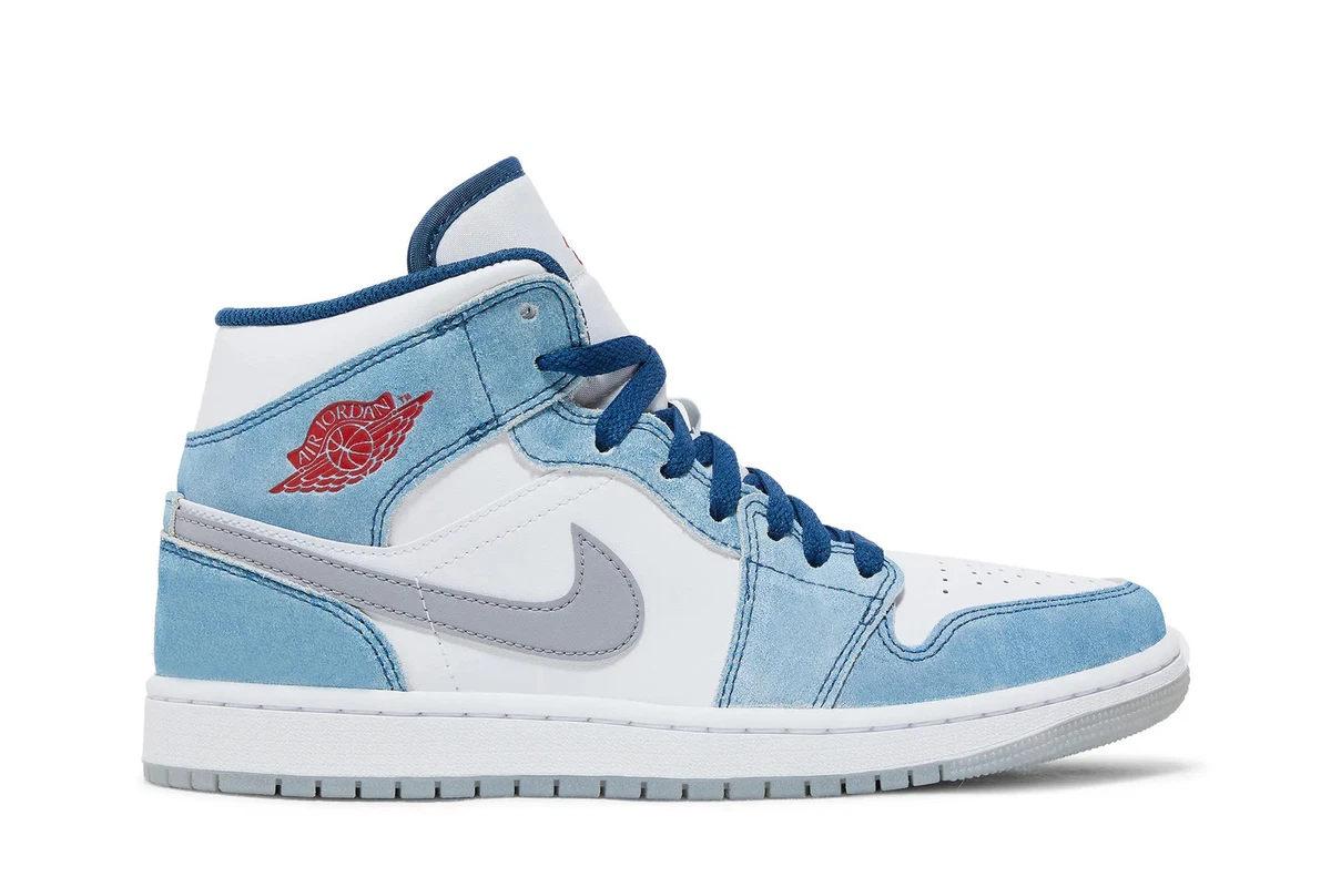 Jordan 1 SE Mid French Blue for Sale | Authenticity Guaranteed | eBay