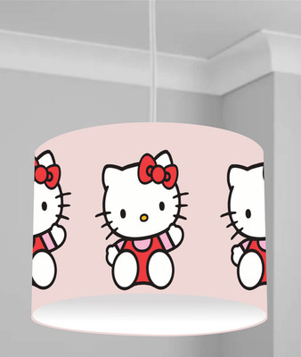 HELLO KITTY DECKEN TROMMEL LAMPENSCHIRM / TISCHLAMPENSCHIRM 3 GRÖßEN