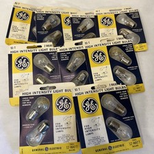9 NOS NIP Vintage General Electric GE High Intensity Light Bulbs 2pk 1258 / 93T