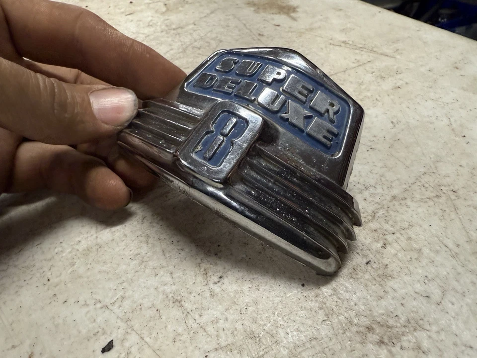 1946 1947 年福特超级豪华木头刺绣原装平头 V8 — 第 3/4 张图片