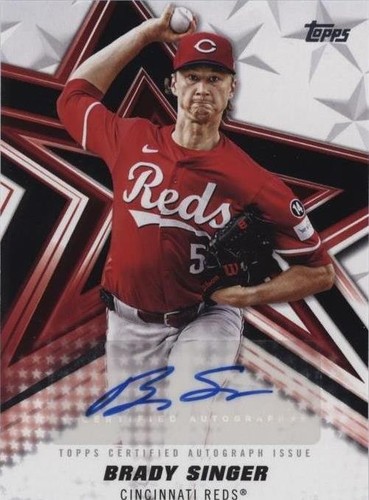 2026 Topps Series One Brady Singer #282 Mint Gold Refractor 206
