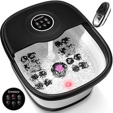 Collapsible Foot Spa Bath with Heat, Remote Control, Temperature Control, Bub...