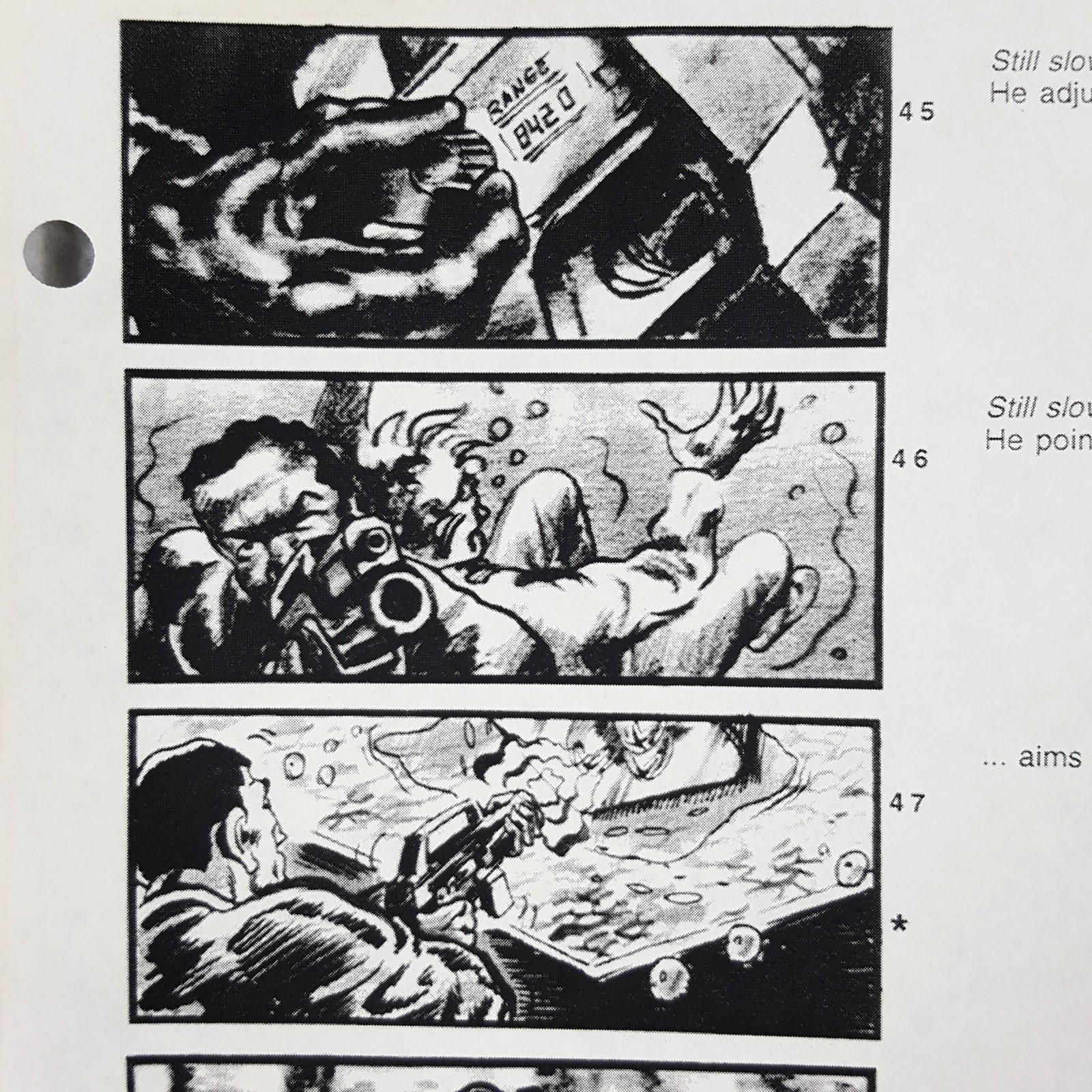 Image 6 of Alien: Resurrection - Production Used Storyboard, Grenade into Alien Egg, COA