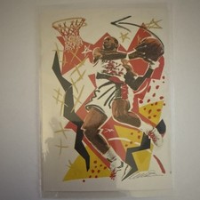 NBA Hoops 1990-91 Clyde Drexler Portland Trail Blazers Checklist Card #376