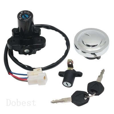 Ignition Switch Fuel Cap Seat Lock Key for Yamaha XVS950 V-Star Tourer 2009-2017