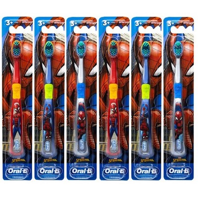Colgate Marvel Spider-Man Toothbrush, 3+ YRS, Extra Soft (Colors & Characters...