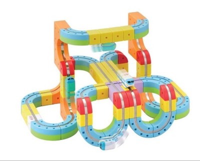 Sun Smile Rail Cube Deluxe Set Educational Construction Toy New Factory Sealed
