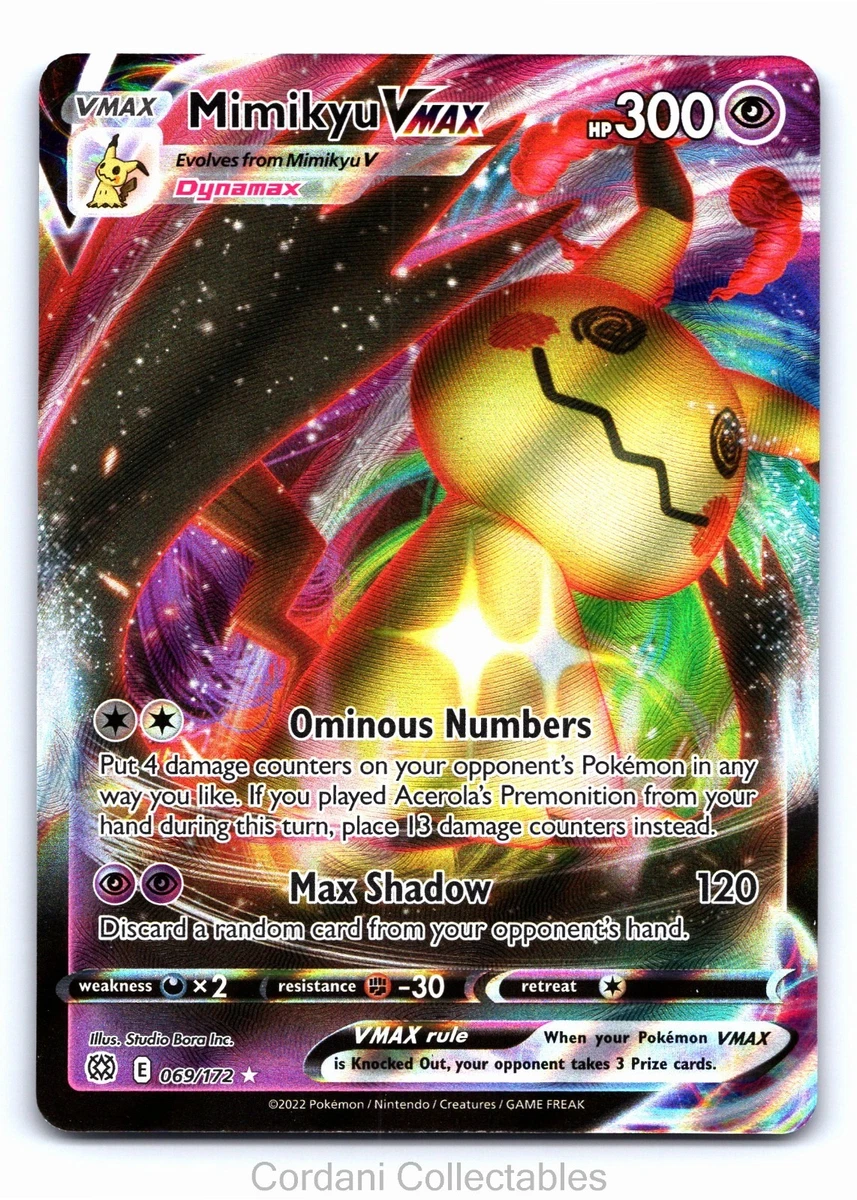 Preços baixos em Cartões TCG de Pokémon Mimikyu VMAX | eBay