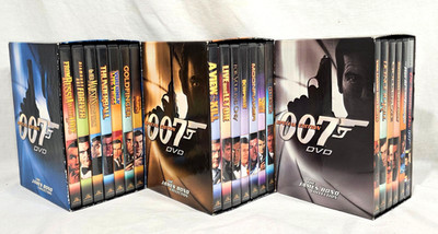Vintage James Bond 007 DVD Special Edition Movie Collection 20 Disc Box Set VGC