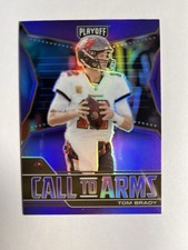 Tom Brady 2021 Panini Playoff Call to Arms #CA-TBR Purple Prizm‼️7 Time SB🏆MVP